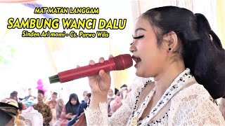 Langgam mat - matan nyamleng Tenan... Sambung Wanci Dalu - Sinden ARI MAMI - Campursari PURWO WILIS