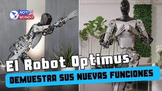 El robot humanoide de Tesla OPTIMUS ahora puede hacer yoga y ordenar objetos con las manos