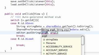 Android Application Development Tutorial 96 SharedPreferences Editor