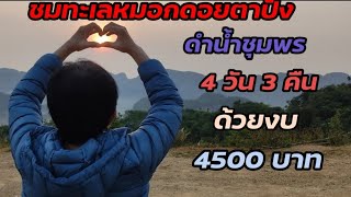 @หมอเม้งพาเที่ยวทะเลหมอกดอยตาปังดำน้ำชุมพร เกาะกุลากาแฟต้นตำรับเขาทะลุ unseenคลองหินดำใช้งบ 4500บาท