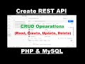 Create Simple REST API Using PHP & MySQL | PHP Projects