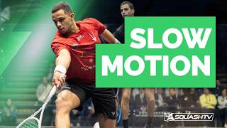 INCH PERFECT DROP SHOT 😮‍💨 | 🇪🇬 Asal v Farag 🇪🇬 | Slow Mo Squash! 🎥