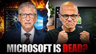 Bill Gates UNDER FIRE as Satya Nadella Faces Blame for Microsoft Crisis Caused by Linux Mint Rise!