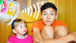 Alena and Pasha pretend play with magical remote control Kid`s Fun adventure by Chiko TV