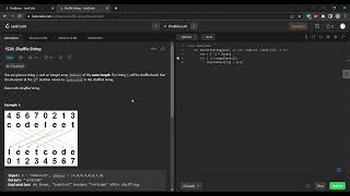Shuffle String LeetCode #ad #leetcode #coding