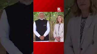 Italian PM Giorgia Meloni welcomes PM Modi with 'namaste' at G7 summit | Across The Republic