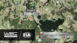 WRC - 73rd PZM Rally Poland 2016: Route Info/ 21 Stages