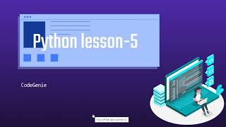 Python Lesson-5 Conditional Statements