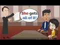 Lisa SUES her father and gets ... | Basic English conversation | Learn English | Like English