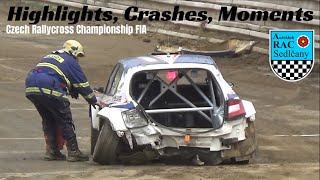 Crashes, Action \u0026 Highlights | Czech RallyCross Championship | 2020 | Sedlčanská Kotlina