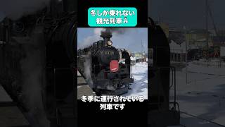 冬のみ乗れるレアな観光列車3選 #shorts