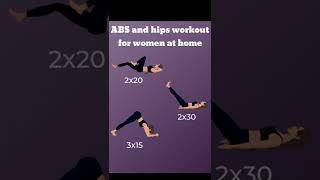 ABS and hips workout for women
