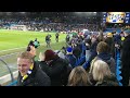 leeds united party time at fortress elland road after beating sunderland. leedsunited football