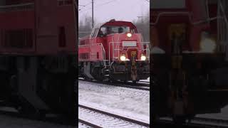 Die Schwere im Schnee - Gravita in the Snow Baltic Rail Gate Travemünde #gravita #train #railway