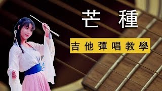 抖音神曲 芒種 (赵方婧) 歌曲教學系列 老徐彈吉他 (內附譜) 完整示範10:17開始