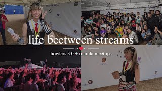 life beetween streams 🐝 | howlers 2024 + twitch philippines meetup