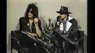 1987 MÖTLEY CRÜE NIKKI SIXX, TOMMY LEE, & VINCE NEIL JAPANESE INTERVIEW