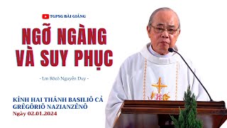 Ngỡ ngàng và suy phục - Lm Rôcô Nguyễn Duy | Thánh Basiliô Cả và thánh Grêgôriô Nazianzênô