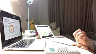 #1 Study vlog| Late night study session_CFA study #1 学习vlog|深夜学习_CFA学习