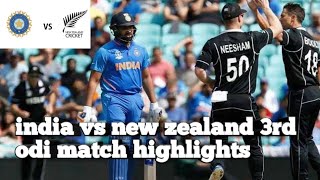 india vs new zealand 3rd odi 2023 highlights