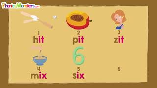 Level 2 - Video 3.4 Practice -it & -ix ~ PhonicsMonsters.com