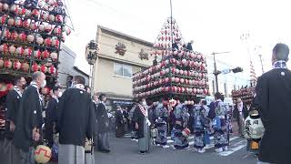 松岡の太鼓台到着❣～若宮の太鼓台　七町合同引き廻し 二本松提灯祭り2022宵祭り　2022年10月1日　 00201