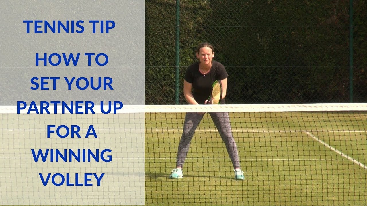 Tennis Tip: How To Set Your Partner Up For A Winning Volley - YouTube