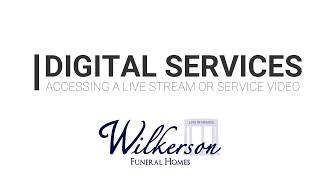 Accessing Live Stream & Service Videos