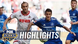 1. FC Koln vs. Hamburg SV - 2015–16 Bundesliga Highlights