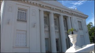 Palácio Rio Branco e rio Acre, cidade de Rio Branco, capital do estado do Acre.