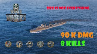 Wakeful - Tier 4 destroyer replay - World of Warships