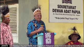 SAMBANGI SEKRETARIAT DEWAN ADAT , PW MINTA RESTU MAJU 01 PAPUA