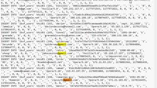 Google Dork: Exposed SQL Dumps