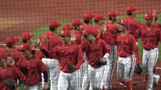 全16安打！完全ハイライトカープ8-2ヤクルト ホームラン坂倉将吾 小園海斗 村上宗隆 勝ち投手九里亜蓮,菊池涼介 新井監督 矢野雅哉 　2024年8月18日神宮球場　広島カープ