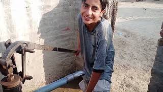 today special tube well swimming in village Pakistan