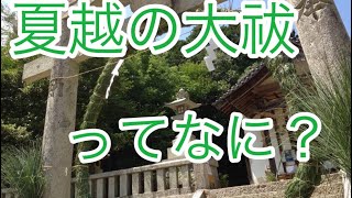 夏越の大祓ってなに？　（令和元年6月7日）#98