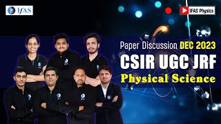 CSIR NET Physical Science Dec 2023 Paper Discussion | IFAS