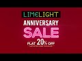 limelight flat 20% off on entire stock nationwide anniversary sale