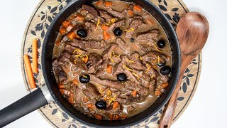 Provencal BEEF STEW  - Delicious Dish from Southern France