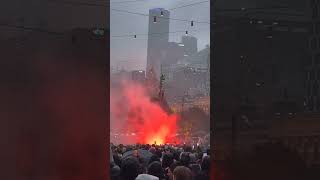 Flares go off for World Cup in Melbourne