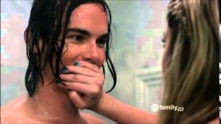 Pretty Little Liars Hanna and Caleb shower scene 01x18