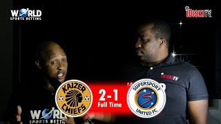 Kaizer Chiefs 2-1 Supersport | iTeam Enkulu iyadizeva ukuwina | Tso Vilakazi