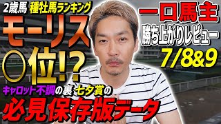 【一口馬主勝ち上がりレビュー7/8＆9】七夕賞で馬券になり続けるマル秘血統と2歳種牡馬リーディングでスタートダッシュを決めたモーリス＆スワーヴリチャード【節約大全】vol.1110