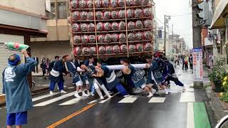 久喜提灯祭り新ん二提灯山車20190712