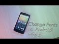 How to Change Fonts on Any Android Device! - iFont