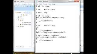 Java Tutorial 5 (while, do while)