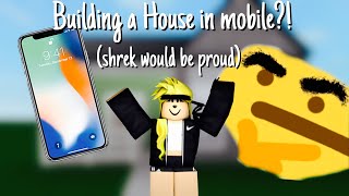Bloxburg Cheap Random House Speed Build On Phone Mobile Part 2