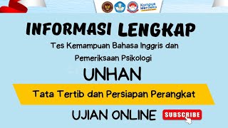 Informasi Lengkap TKBI dan Pemeriksaan Psikologi UNHAN,  Ujian online dan Persiapan Perangkat Ujian