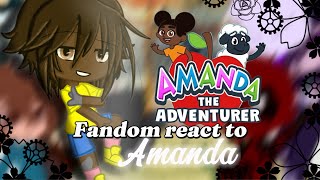 Fandoms react to Amanda the adventure 2/9 !Horror!