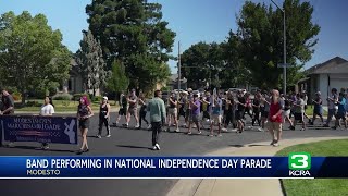 Modesto City Marching Brigade will march in the National Independence Day Parade in Washington DC